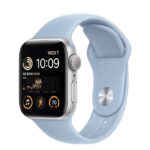 Apple Watch Series SE 2nd Gen 40mm Aluminum Case with Sky sports band