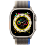 Apple Watch Ultra Titanium Blue/Gray Trail Loop 49mm Case with